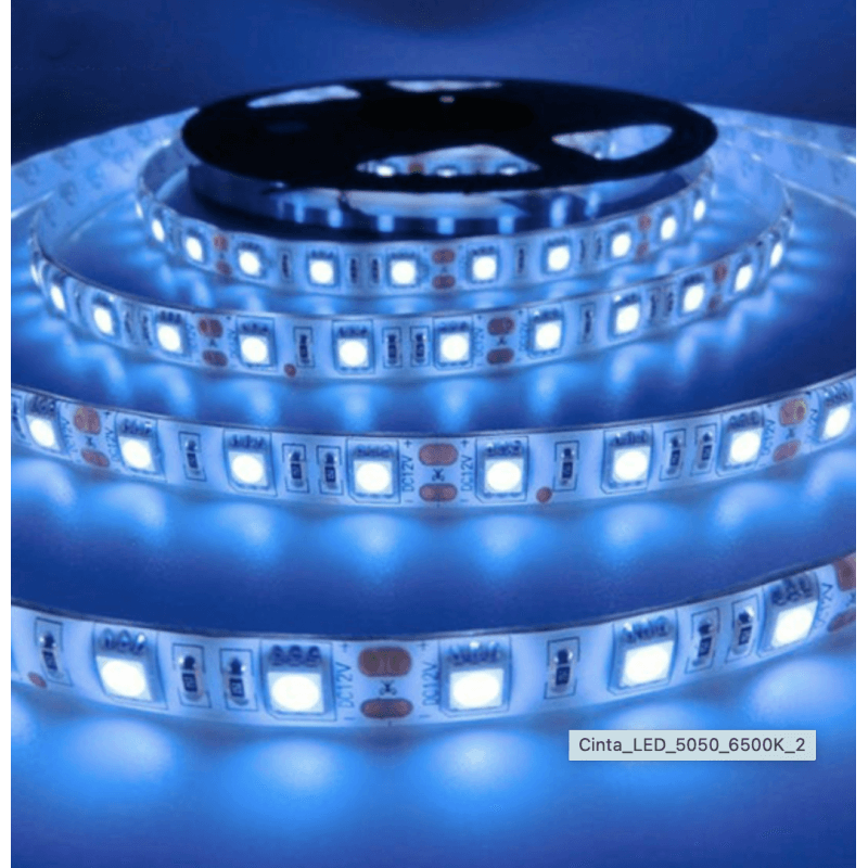 cinta led tunel minería